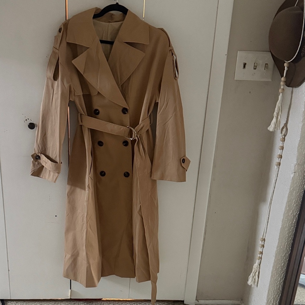 Women's Tan Trench Coat